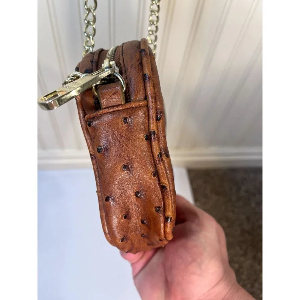 STEVE Madden ostrich print crossbody bag